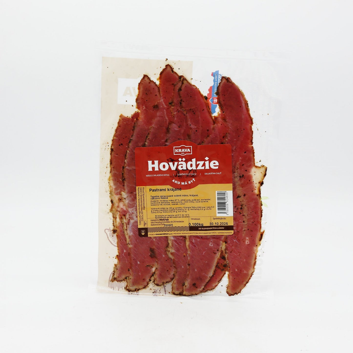 Hovädzie pastrami 100g
