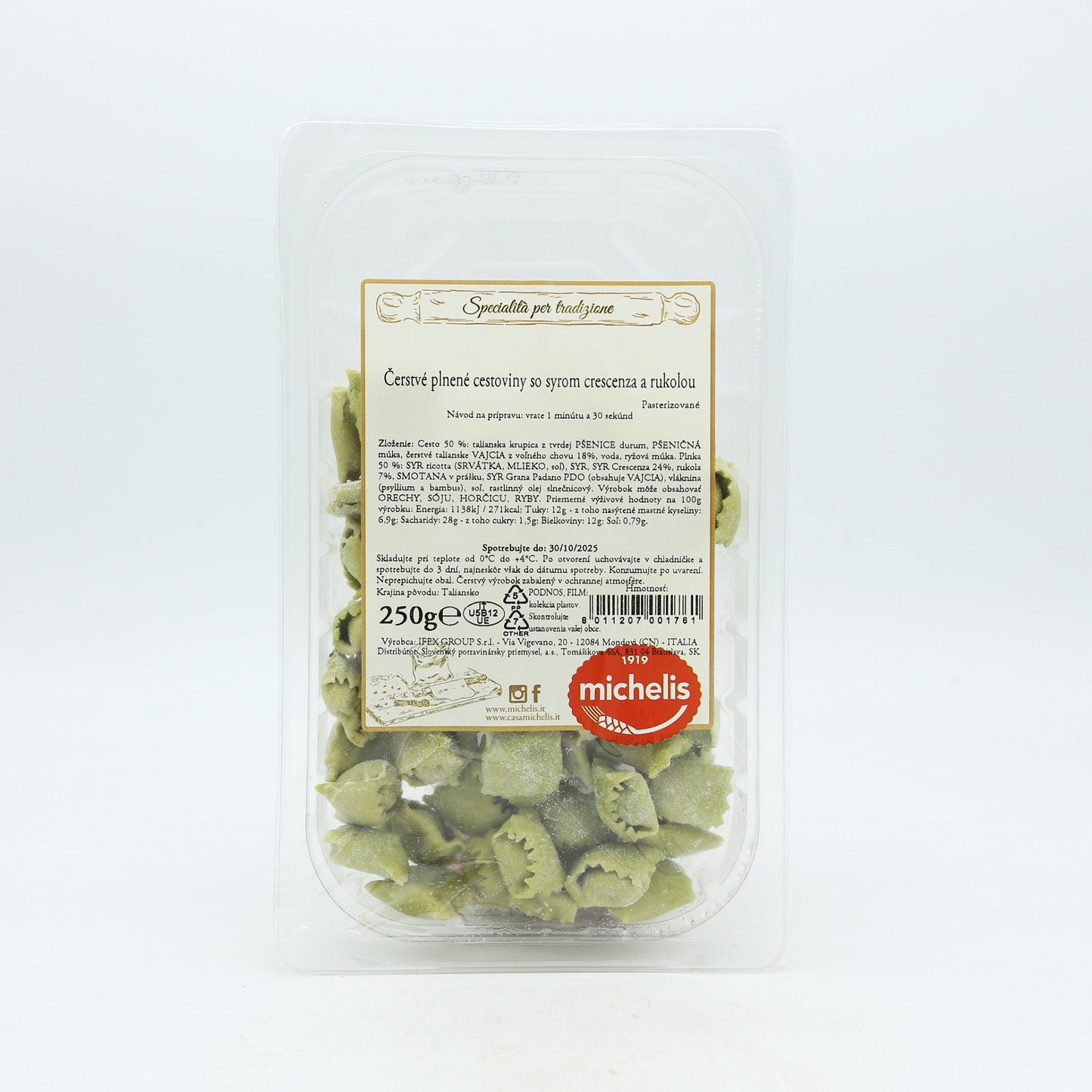 Plin so syrom crescenza a rukolou 250g