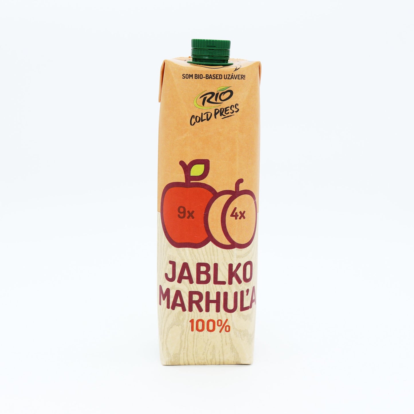 RIO COLD PRESS 100% jablko-marhuľa 1l