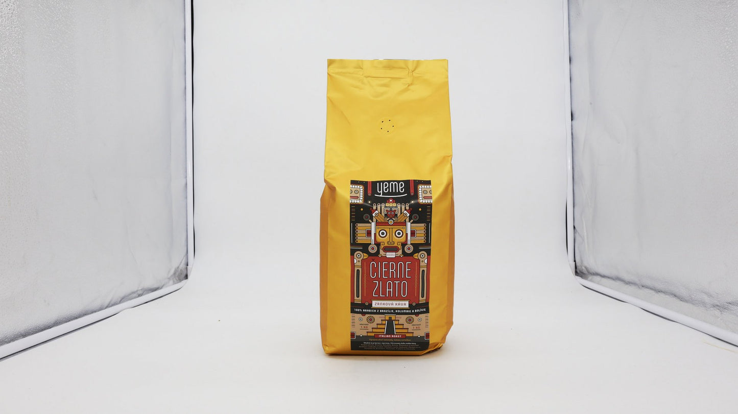 YEME Čierne zlato, zrnková kava 1kg