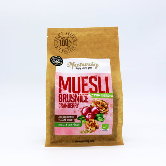 BIO Müsli brusnicové premium 400g