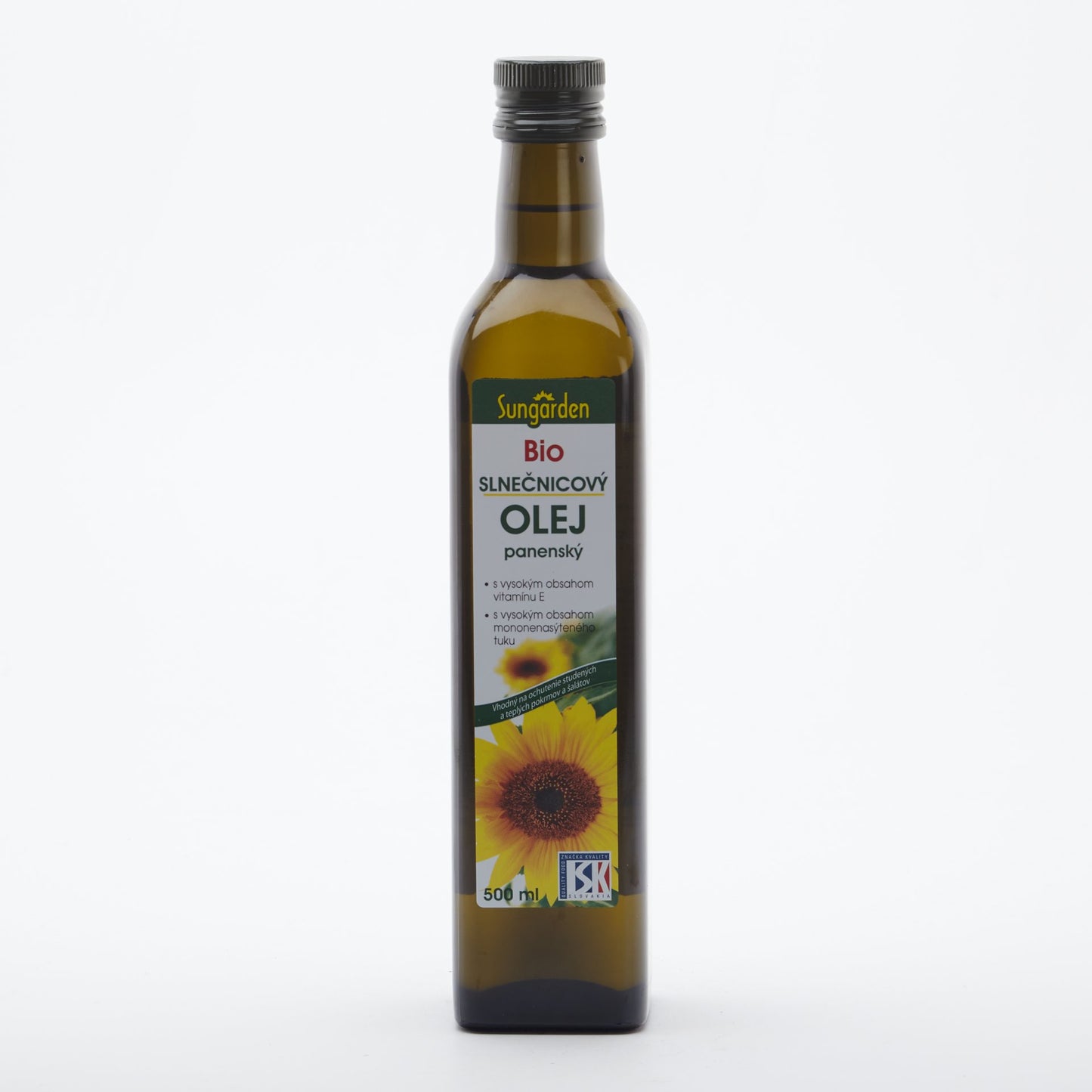 BIO panenský slnečnicový olej 500ml