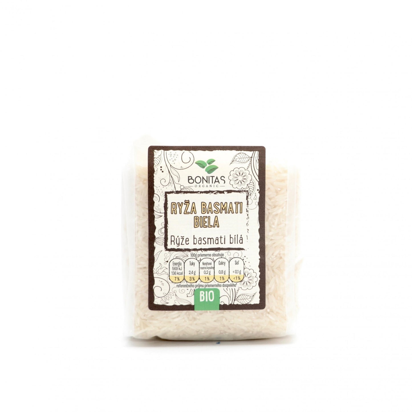 BIO Ryža basmati biela 500g