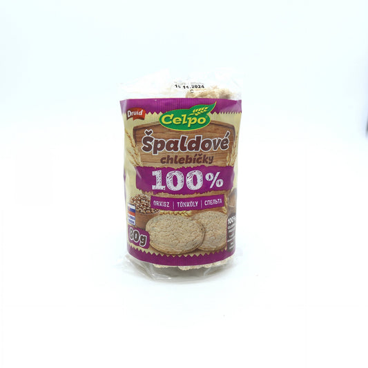 Špaldové chlebíčky 100% natural 80g