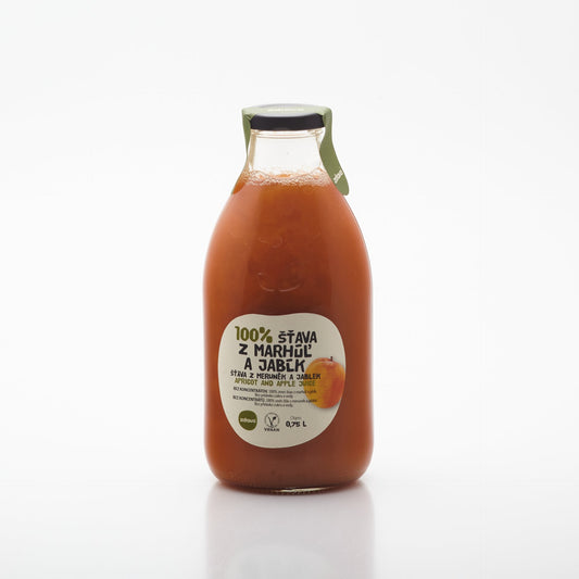 ZDRAVO šťava marhuľa-jablko 0,75l